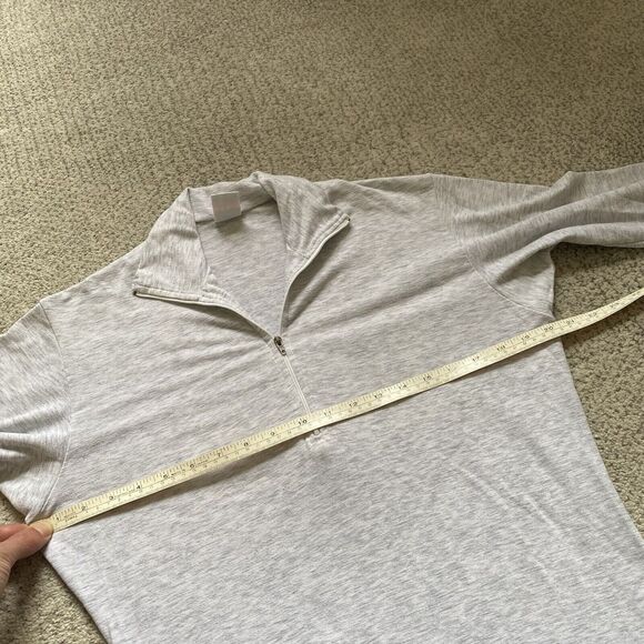 Vintage 90s Patagonia Medium Gray Capilene 1/4 Zip Long Sleeve Top Made in USA - Picture 5 of 7